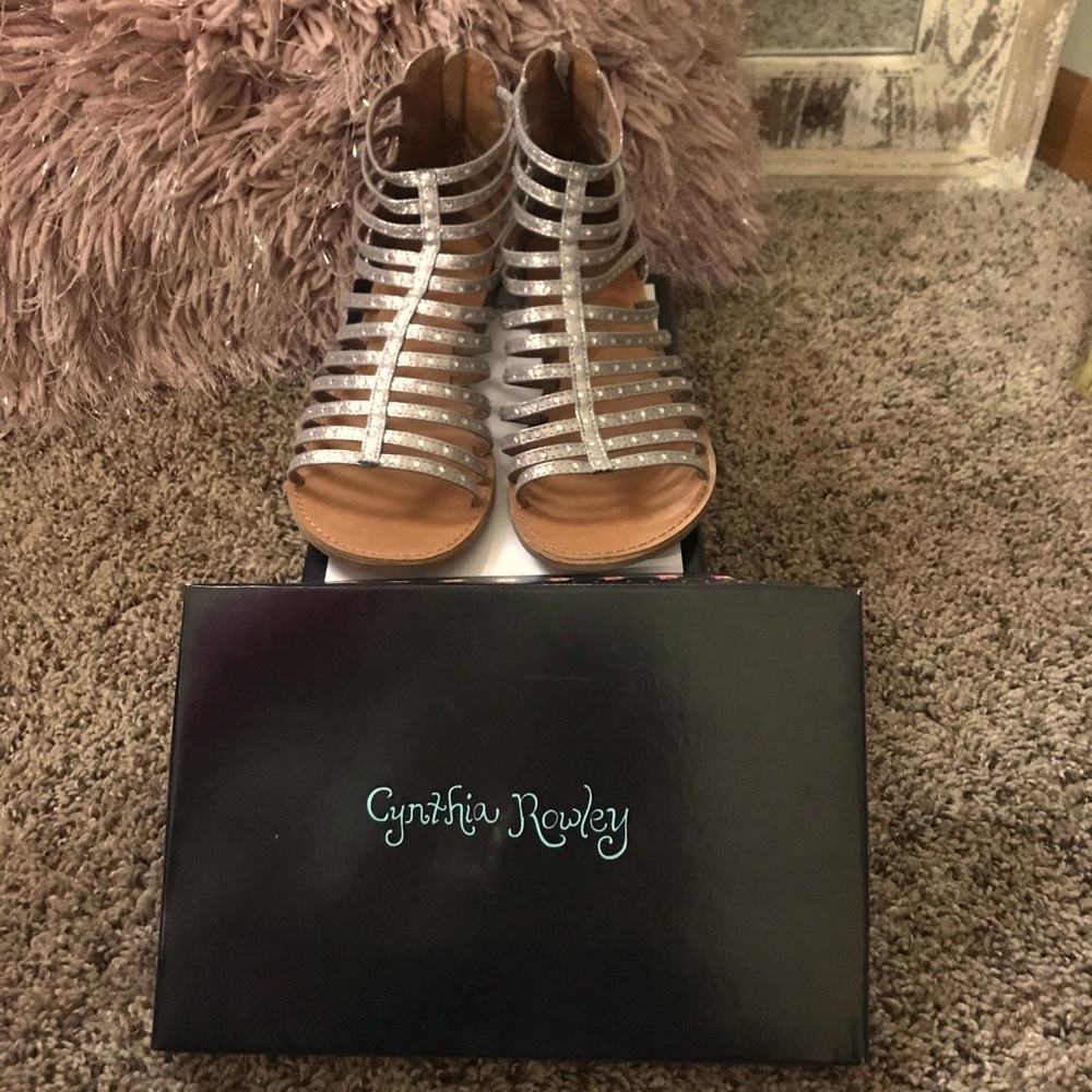 Cynthia Rowley Crystal Gladiator Sandals